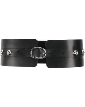 Maje Belt Leather - Black