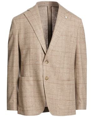 L.B.M. 1911 Sand Blazer Virgin Wool, Cashmere - Natural