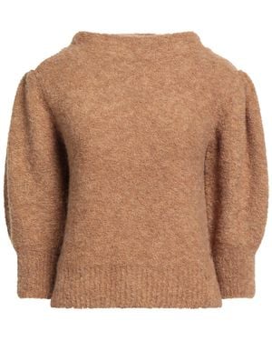 Marella Camel Sweater Acrylic, Alpaca Wool, Polyamide, Wool - Brown