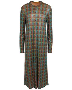 Siyu Midi Dress - Green