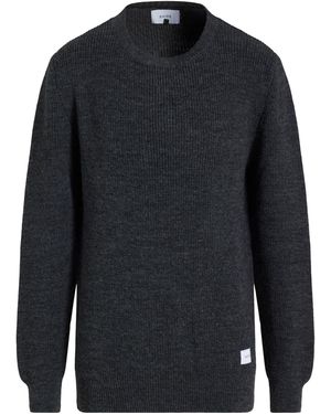 Shoe Charcoal Sweater Acrylic, Polyester - Blue