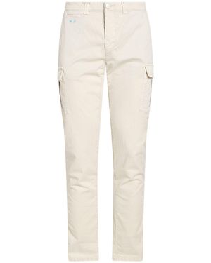 Tramarossa Cream Trousers Cotton, Elastane - White