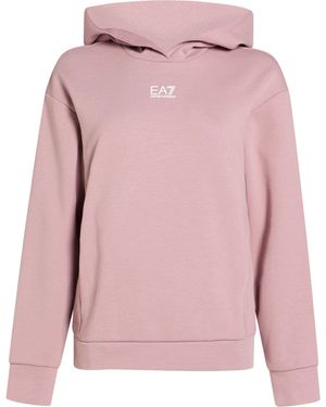 EA7 Sweatshirt Polyester, Cotton - Pink
