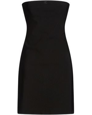 Courreges Mini-Kleid - Schwarz
