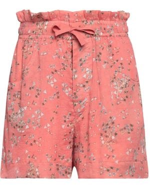 Isabel Marant Coral Shorts & Bermuda Shorts Cotton, Silk - Pink