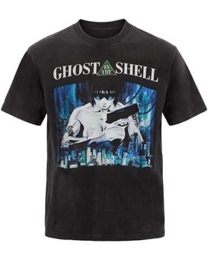 Saint Michael Charcoal T-Shirt Cotton - Black