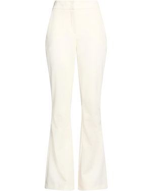 Genny Pants Polyester, Virgin Wool, Elastane - White