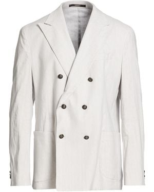 Windsor. Light Blazer Linen, Cotton, Elastane - White
