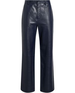 FRAME Midnight Pants Lambskin - Blue