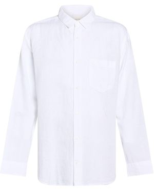 Calvin Klein Shirt Linen, Cotton - White