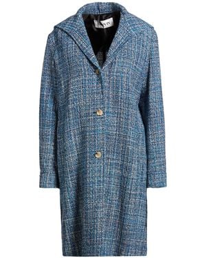 Lanvin Coat Virgin Wool, Polyamide - Blue
