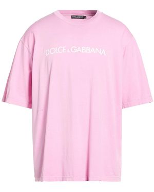 Pink Dolce & Gabbana T-shirts for Men | Lyst