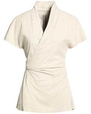 Rick Owens Top Lambskin - Natural