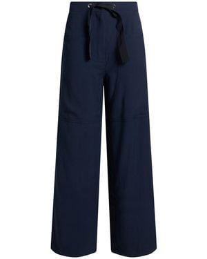 forte_forte Midnight Pants Viscose, Polyamide - Blue