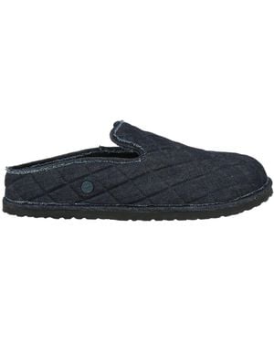 1774 BIRKENSTOCK Midnight Mules & Clogs Textile Fibers - Blue