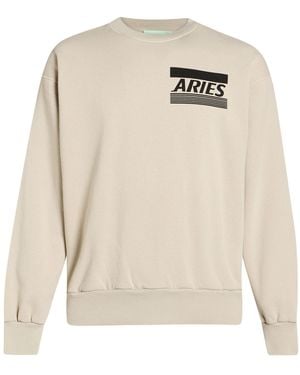 Aries Sweatshirt Cotton - White