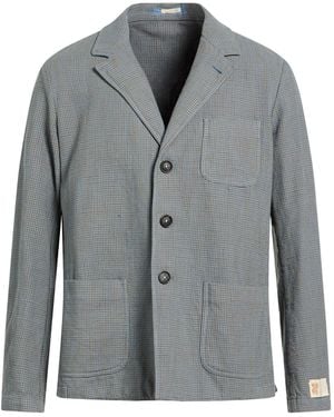 Massimo Alba Sky Blazer Cotton, Linen - Gray