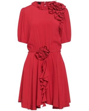 Pinko Mini Dress Acetate, Silk - Red