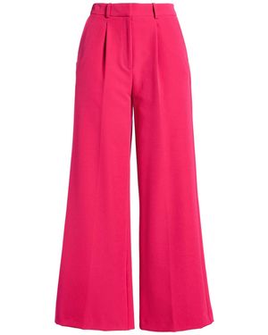 BOSS Fuchsia Pants Polyester, Elastane - Pink