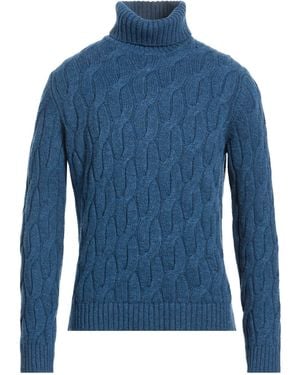 Zanone Rollkragenpullover - Blau
