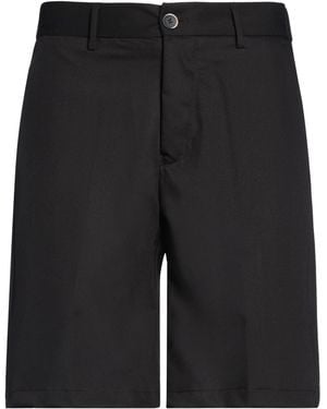 OVER/D Shorts & Bermuda Shorts Polyester, Viscose, Elastane - Black