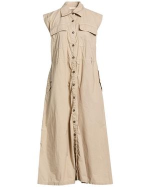 19.70 Nineteen Seventy Midi Dress Cotton - Natural
