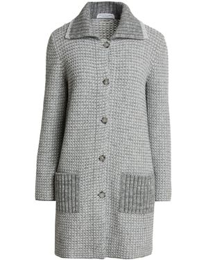 Amina Rubinacci Cardigan Wool, Cotton, Nylon, Cashmere - Gray