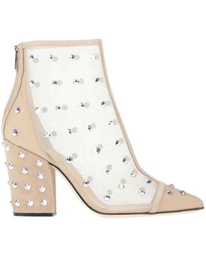 Sergio Rossi Ankle Boots - Natural
