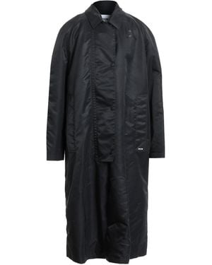 MSGM Overcoat & Trench Coat - Black