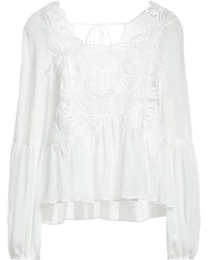 Self-Portrait Top - White