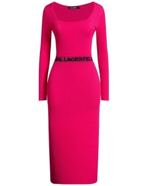 KARL LAGERFELD Midi Dresses - Pink