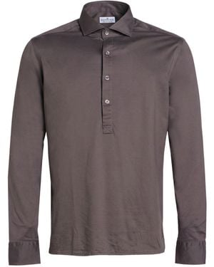 Sonrisa Charcoal Polo Shirt Cotton - Gray