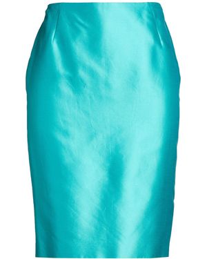 Clips Midi Skirt Cotton, Silk - Blue