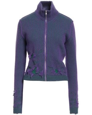 MM6 by Maison Martin Margiela Cardigan Wool, Polyamide - Blue