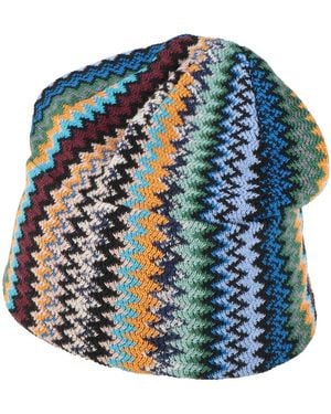 Missoni Hat Wool, Acrylic - Blue