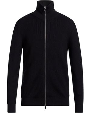 ARMANI EXCHANGE Cardigan Cotton, Acrylic, Virgin Wool - Blue