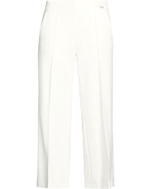 Cambio Pants Polyester, Polyurethane - White