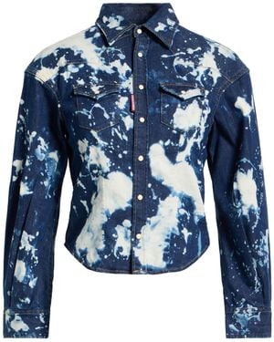 DSquared² Denim Shirt Cotton, Elastane - Blue