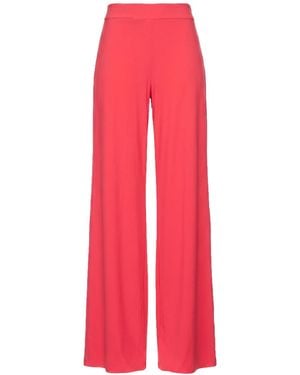 La Petite Robe Di Chiara Boni Coral Trousers Polyamide, Elastane - Red
