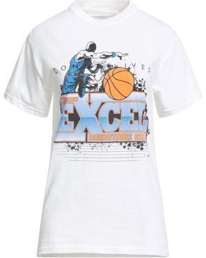 Conner Ives T-Shirt Cotton, Swarovski Crystal - White