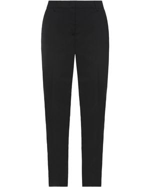Cappellini By Peserico Trousers Polyester, Viscose, Elastane - Black