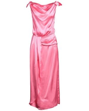 Manila Grace Midi Dress - Pink