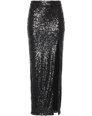 LAPOINTE Maxi Skirt Viscose - Black