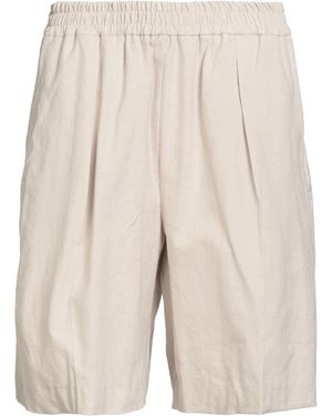Samsøe & Samsøe Shorts & Bermuda Shorts Linen, Polyester, Ecovero Viscose, Elastane - Natural