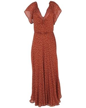 Mes Demoiselles Maxi Dress Silk - Red