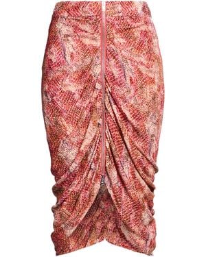 Isabel Marant Midi Skirt Silk, Viscose - Red