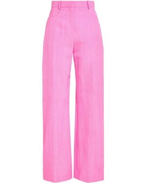 Jacquemus Trousers Viscose, Silk - Pink