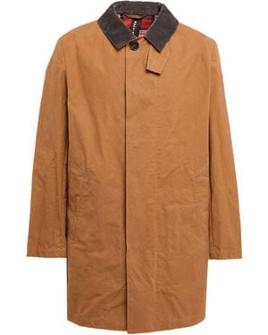 Mackintosh Camel Overcoat & Trench Coat Cotton - Brown