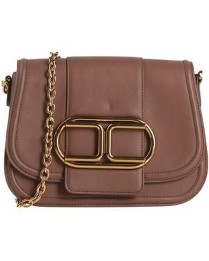 Elisabetta Franchi Cross-Body Bag - Brown