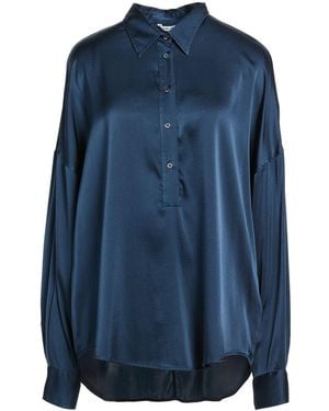 Caliban Shirt Silk, Elastane - Blue